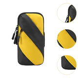 Maxbell Sports Armband Universal Wrist Pouch Phone Sleeve for Sport Jogging Home Gym black yellow