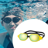 Maxbell Swimming Goggles for Adult Pool Goggles No Leakage Clear Vision Swim Eyewear Yellow