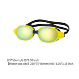 Maxbell Swimming Goggles for Adult Pool Goggles No Leakage Clear Vision Swim Eyewear Yellow