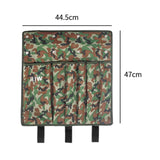 Maxbell Fishing Rod Holder Bag Folding Detachable Organizer for Camping Cart Outdoor Camouflage