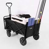 Maxbell Fishing Rod Holder Bag Folding Detachable Organizer for Camping Cart Outdoor Green