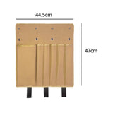 Maxbell Fishing Rod Holder Bag Folding Detachable Organizer for Camping Cart Outdoor Khaki