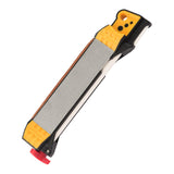 Maxbell Knife Sharpening Household Sharpening Stone for Fishing Outdoor Tools Garden yellow