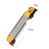 Maxbell Knife Sharpening Household Sharpening Stone for Fishing Outdoor Tools Garden yellow