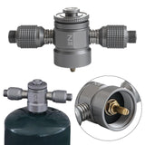Maxbell 3 Outlet Camping Grill Adapter 1 to three Gas Tank Adapter for Backpacking Beach