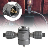 Maxbell 3 Outlet Camping Grill Adapter 1 to three Gas Tank Adapter for Backpacking Beach