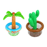 Maxbell Inflatable Beer Cooler Decor Drink Cooler for Hawaiian Party Picnic Birthday Coconut Tree 65x45cm