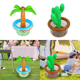 Maxbell Inflatable Beer Cooler Decor Drink Cooler for Hawaiian Party Picnic Birthday Coconut Tree 65x45cm