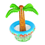 Maxbell Inflatable Beer Cooler Decor Drink Cooler for Hawaiian Party Picnic Birthday Coconut Tree 65x45cm