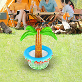 Maxbell Inflatable Beer Cooler Decor Drink Cooler for Hawaiian Party Picnic Birthday Coconut Tree 65x45cm