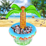 Maxbell Inflatable Beer Cooler Decor Drink Cooler for Hawaiian Party Picnic Birthday Coconut Tree 65x45cm