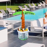 Maxbell Maxbell Inflatable Coconut Ice Bucket Portable Drink Holder for Party Summer Outdoor