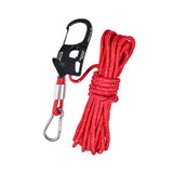 Maxbell 5mm Tent Guy Rope Nylon Tent Lanyard Wind Rope for Backpacking Awning Canopy Red