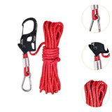 Maxbell 5mm Tent Guy Rope Nylon Tent Lanyard Wind Rope for Backpacking Awning Canopy Red