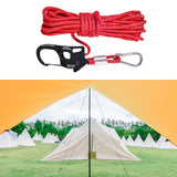 Maxbell 5mm Tent Guy Rope Nylon Tent Lanyard Wind Rope for Backpacking Awning Canopy Red