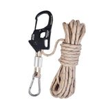 Maxbell 5mm Tent Guy Rope Nylon Tent Lanyard Wind Rope for Backpacking Awning Canopy Khaki