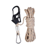 Maxbell 5mm Tent Guy Rope Nylon Tent Lanyard Wind Rope for Backpacking Awning Canopy Khaki