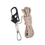 Maxbell 5mm Tent Guy Rope Nylon Tent Lanyard Wind Rope for Backpacking Awning Canopy Khaki