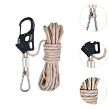 Maxbell 5mm Tent Guy Rope Nylon Tent Lanyard Wind Rope for Backpacking Awning Canopy Khaki