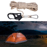 Maxbell 5mm Tent Guy Rope Nylon Tent Lanyard Wind Rope for Backpacking Awning Canopy Khaki