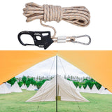 Maxbell 5mm Tent Guy Rope Nylon Tent Lanyard Wind Rope for Backpacking Awning Canopy Khaki