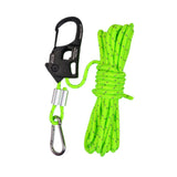Maxbell 5mm Tent Guy Rope Nylon Tent Lanyard Wind Rope for Backpacking Awning Canopy Green