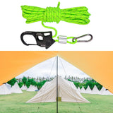 Maxbell 5mm Tent Guy Rope Nylon Tent Lanyard Wind Rope for Backpacking Awning Canopy Green
