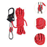 Maxbell 6mm Tent Guy Rope Aluminum Alloy Self Locking Regulator for Backpacking Tent Red
