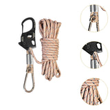 Maxbell 6mm Tent Guy Rope Aluminum Alloy Self Locking Regulator for Backpacking Tent Khaki