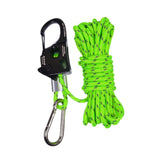 Maxbell 6mm Tent Guy Rope Aluminum Alloy Self Locking Regulator for Backpacking Tent Green