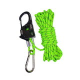 Maxbell 6mm Tent Guy Rope Aluminum Alloy Self Locking Regulator for Backpacking Tent Green