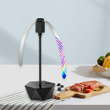 Maxbell Fly Fans for Outdoor Tables Keeps Your Food Clean for Barbecue BBQ Restaurant Rechargeable