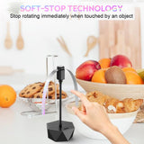 Maxbell Fly Fans for Outdoor Tables Keeps Your Food Clean for Barbecue BBQ Restaurant Rechargeable