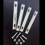 Maxbell Iron Bike Rear Basket Fixing Kits Fixed Gaskets for Road Bike Mountain Bike 4pcs Fixed Gaskets