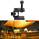 Maxbell Deck Clamp Backyard for Railings Posts Bannister Adjustable Porch Rails Clamp black