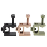 Maxbell Deck Clamp Backyard for Railings Posts Bannister Adjustable Porch Rails Clamp black