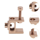 Maxbell Deck Clamp Backyard for Railings Posts Bannister Adjustable Porch Rails Clamp pink