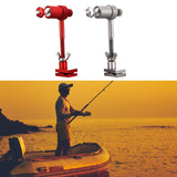 Maxbell Night Fishing Light Bracket Removable Aluminum Alloy Lamp Stand Fishing Tool Red