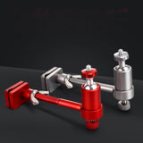 Maxbell Night Fishing Light Bracket Removable Aluminum Alloy Lamp Stand Fishing Tool Red