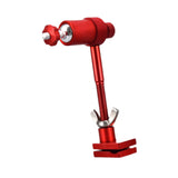 Maxbell Night Fishing Light Bracket Removable Aluminum Alloy Lamp Stand Fishing Tool Red