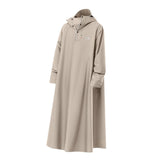 Maxbell Rain Poncho with Hood Drawstring Raincoat for Bicycle Riding