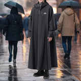 Maxbell Hooded Rain Poncho Waterproof Raincoat for Outdoor Activities Camping Travel Length 130cm