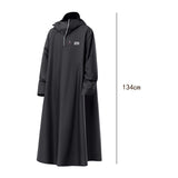 Maxbell Hooded Rain Poncho Waterproof Raincoat for Outdoor Activities Camping Travel Length 134cm
