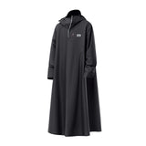 Maxbell Hooded Rain Poncho Waterproof Raincoat for Outdoor Activities Camping Travel Length 134cm