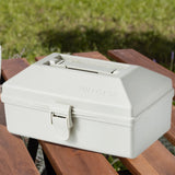 Maxbell Outdoor Storage Bin with Lid and Handle Container for Hiking Barbecue Travel white
