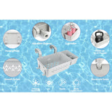 Maxbell Poolside Storage Basket for above Ground Pools for Towels Sundries Drinks