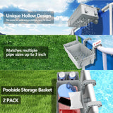 Maxbell Poolside Storage Basket for above Ground Pools for Towels Sundries Drinks