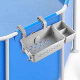 Maxbell Poolside Storage Basket for above Ground Pools for Towels Sundries Drinks