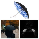 Maxbell Umbrella with Fan USB Rechargeable Stick Umbrella for Men Women Sand Camping sky and clouds