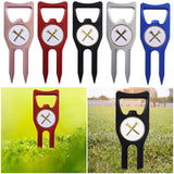 Maxbell Divot Repair Fork Exercise Groove Cleaner Golf Too Golf Accessories Golf Fork pink